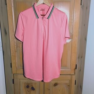Jofit Vibrant Pink Polo Shirt Sz XXL